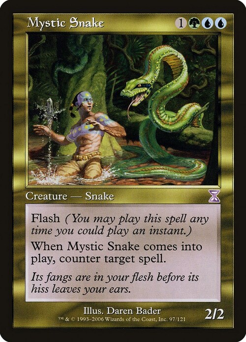 Mystic Snake Card Front