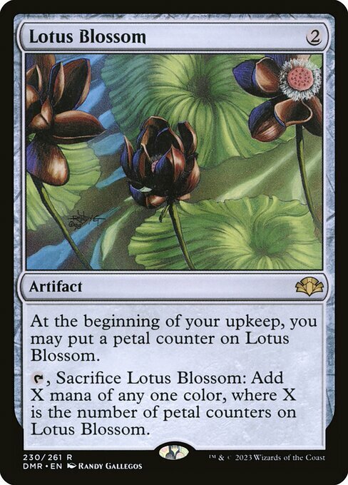 Lotus Blossom Card Front