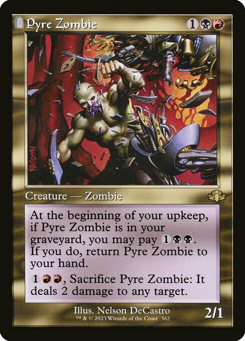 Pyre Zombie Card Front