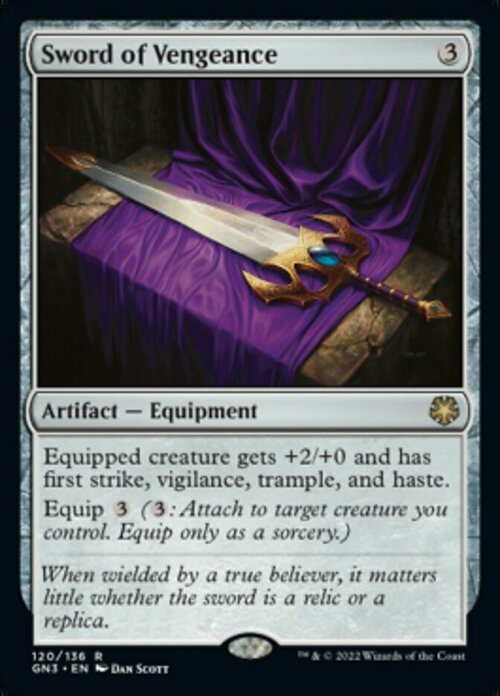 Sword of Vengeance Card Front