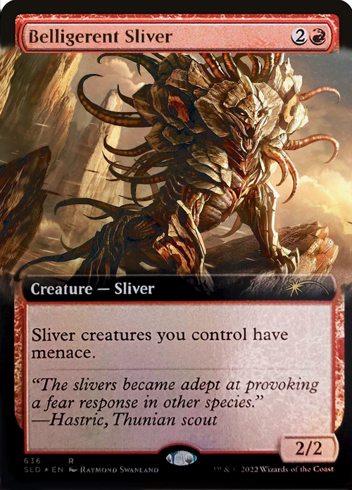 Belligerent Sliver Card Front