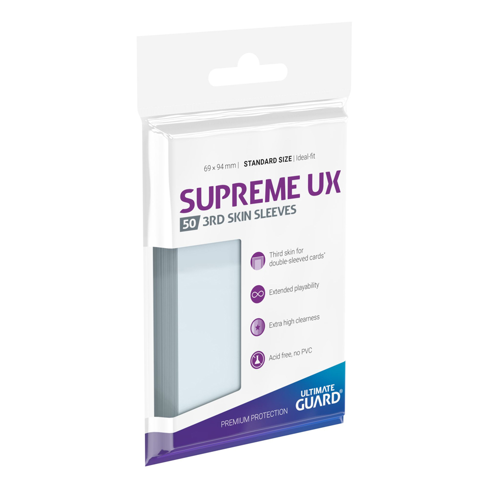 50 Ultimate Guard Supreme UX Sleeves 3rd Skin Sleeves Sleeves