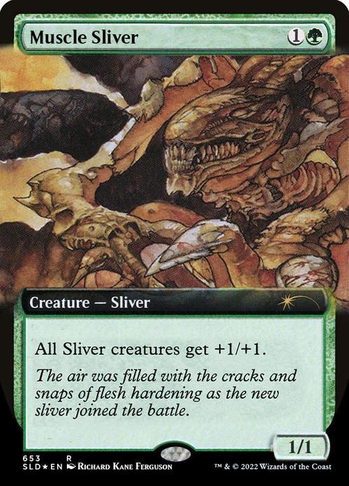 Muscle Sliver Card Front