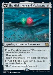 The Mightstone and Weakstone // Urza, Planeswalker