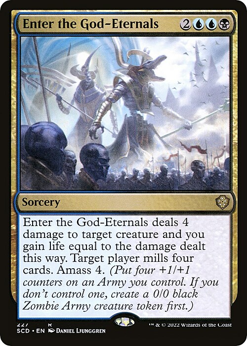 Enter the God-Eternals Card Front