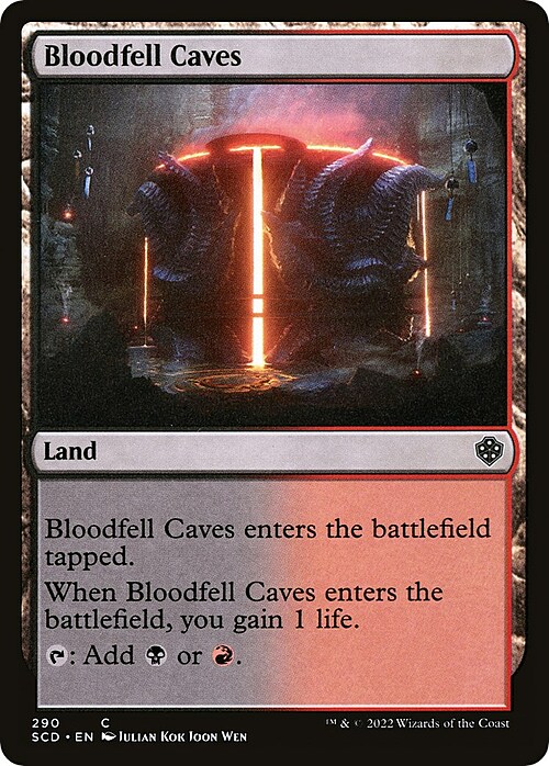 Bloodfell Caves Card Front