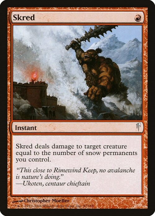 Skred Card Front