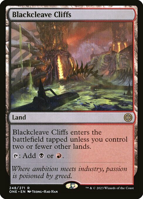 Blackcleave Cliffs Card Front