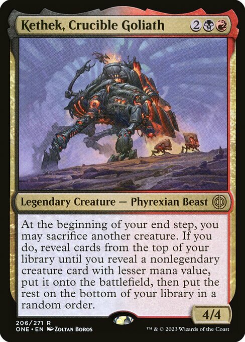 Kethek, Crucible Goliath Card Front