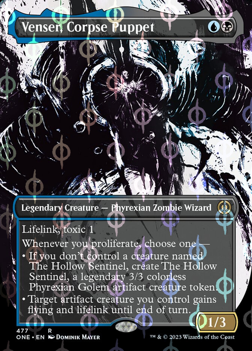 Venser, Corpse Puppet Card Front