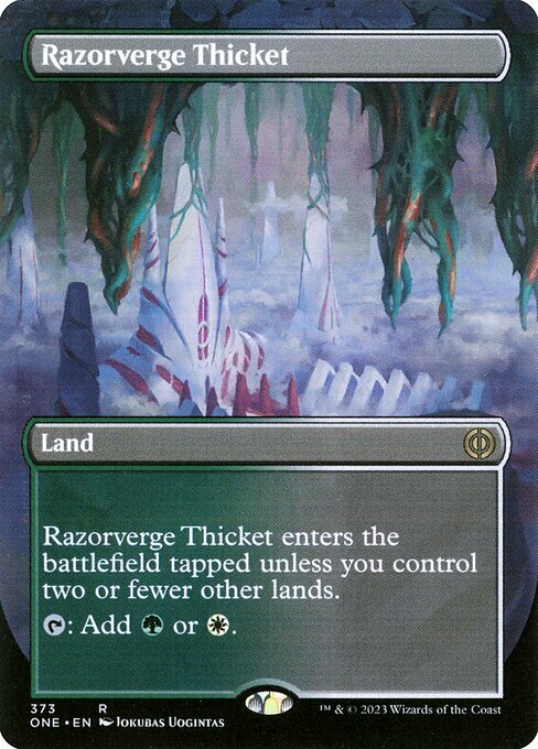 Razorverge Thicket Card Front