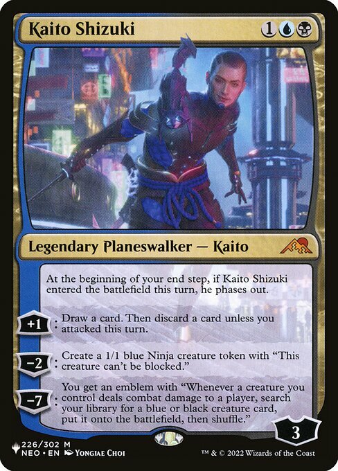 Kaito Shizuki Card Front