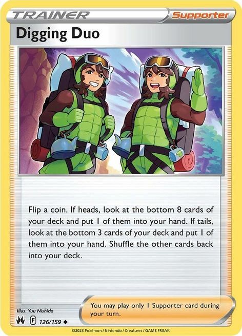 Digging Duo Card Front