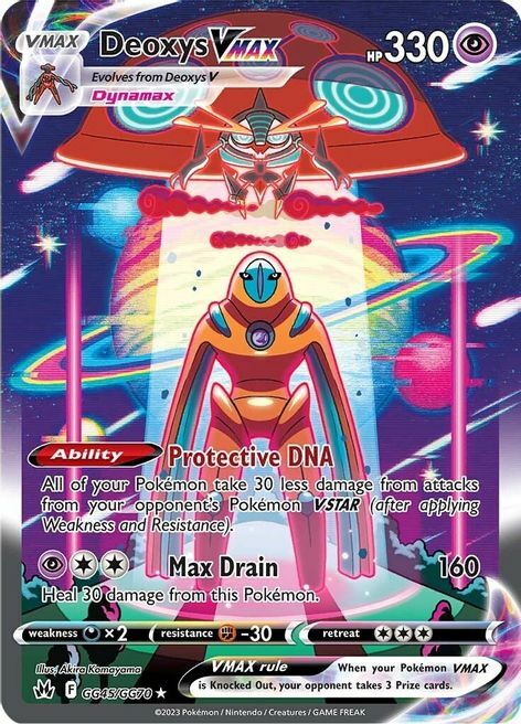 Deoxys VMAX Card Front