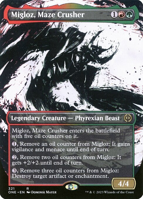 Migloz, Maze Crusher Card Front