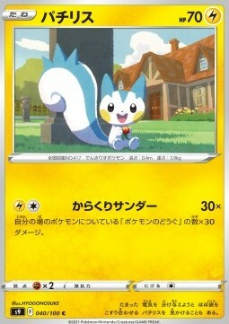 Pachirisu Card Front