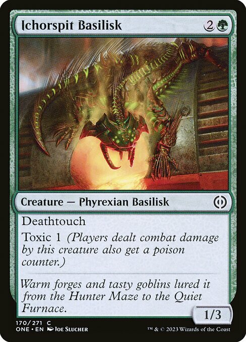 Ichorspit Basilisk Card Front