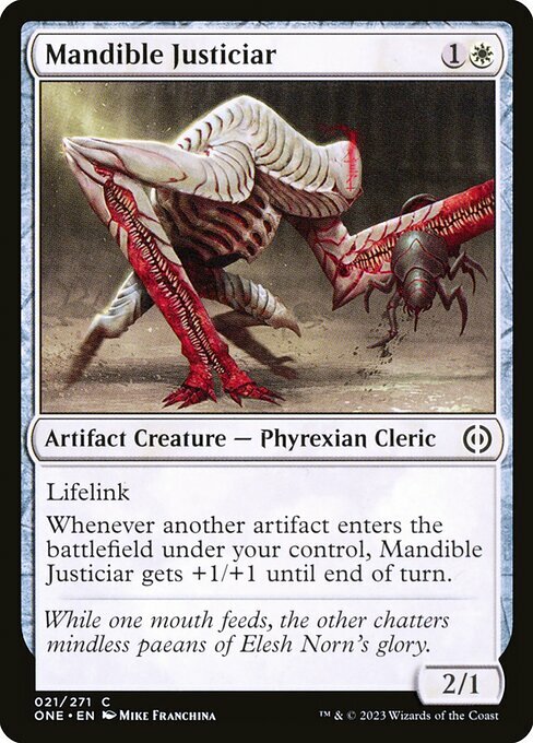 Mandible Justiciar Card Front