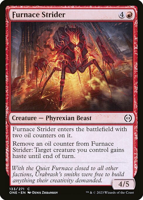 Furnace Strider Card Front