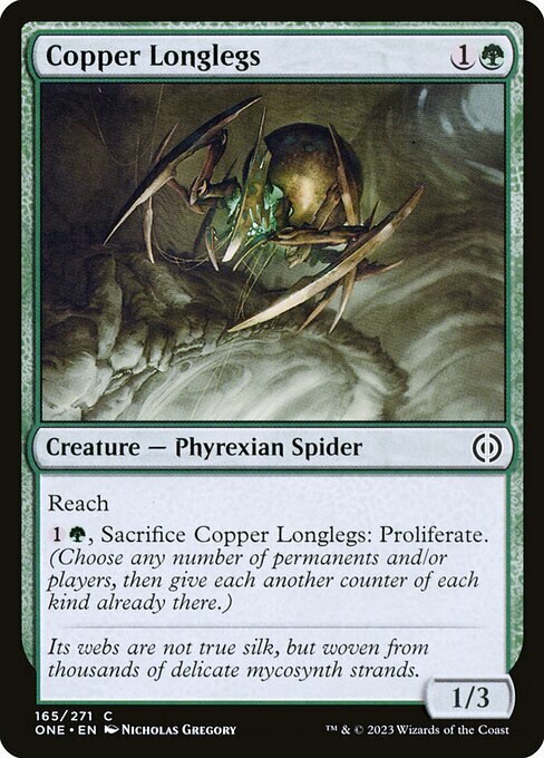 Copper Longlegs Card Front