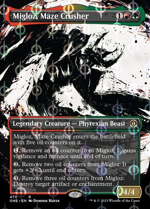 Migloz, Maze Crusher Card Front