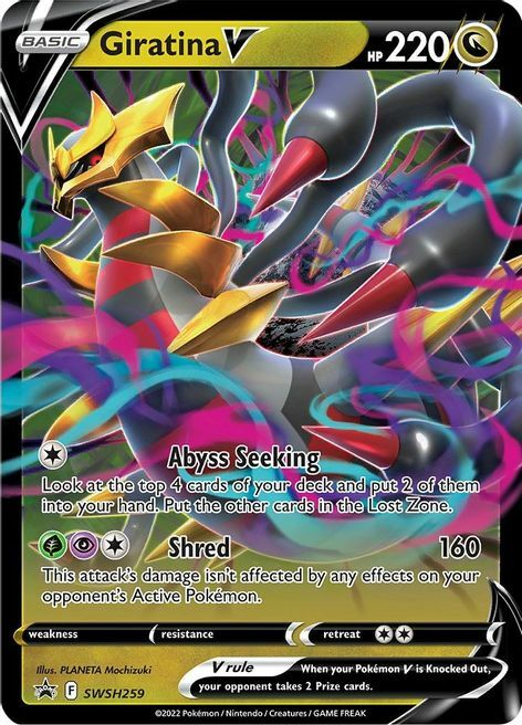 Giratina V Card Front