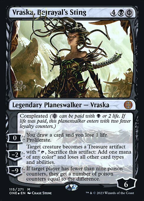 Vraska, Betrayal's Sting Card Front