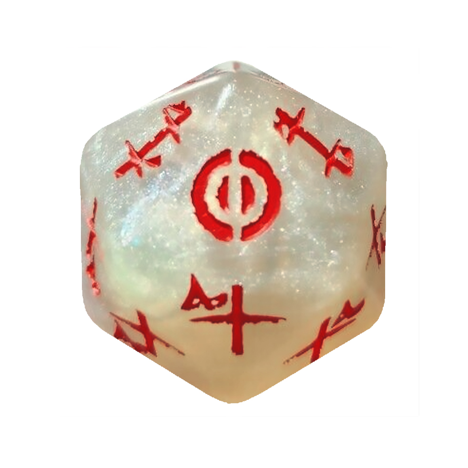 Pirexia: Todos serán uno: Dado Phyrexian D20