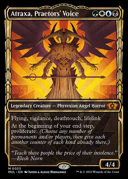 Atraxa, Praetors' Voice Card Front