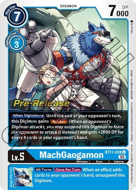 MachGaogamon Card Front