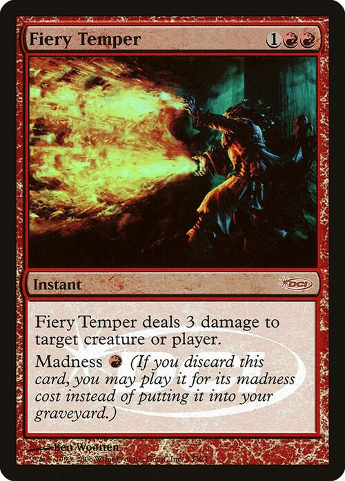 Fiery Temper Card Front