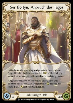 Ser Boltyn, Breaker of Dawn Card Front