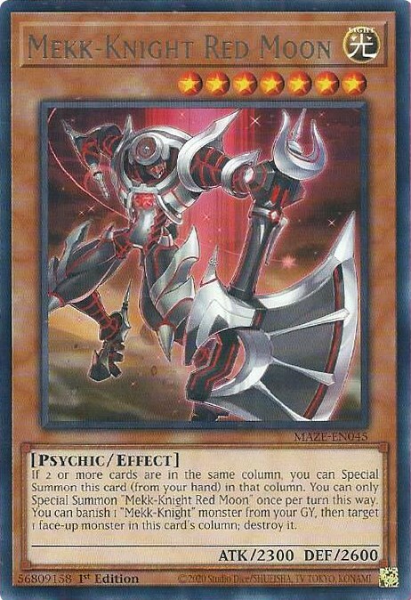 Mekk-Knight Red Moon Card Front