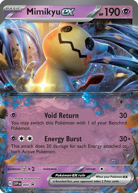 Mimikyu ex Card Front