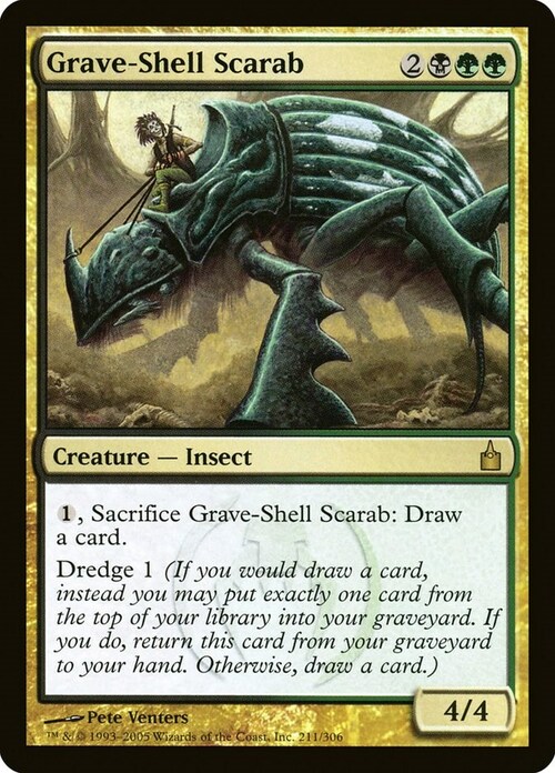 Grave-Shell Scarab Card Front