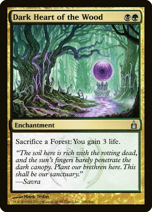 Dark Heart of the Wood Card Front