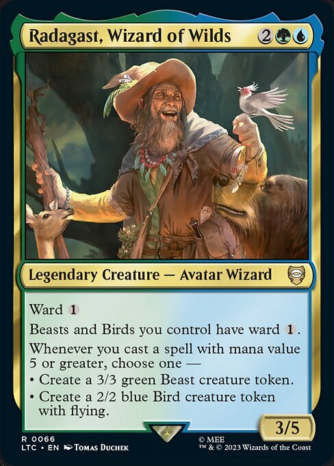 Radagast, Wizard of Wilds Card Front