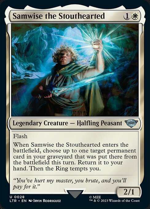 Samwise the Stouthearted Card Front