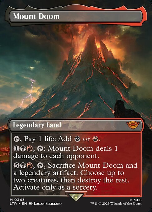 Mount Doom Card Front