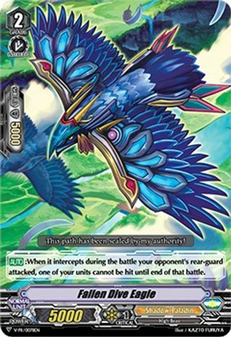 Fallen Dive Eagle Card Front