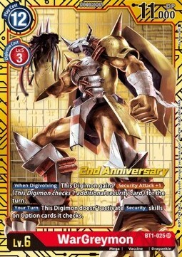 WarGreymon Card Front