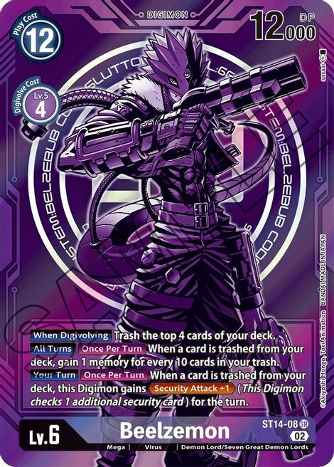 Beelzemon Card Front