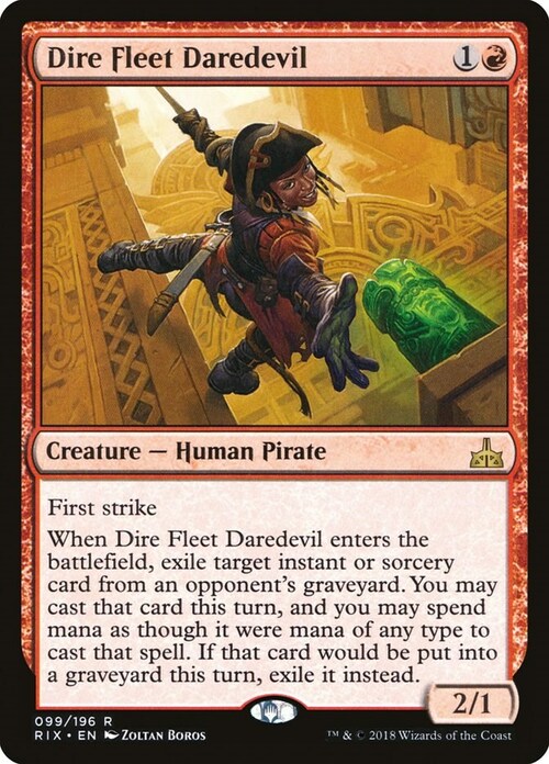 Dire Fleet Daredevil Card Front