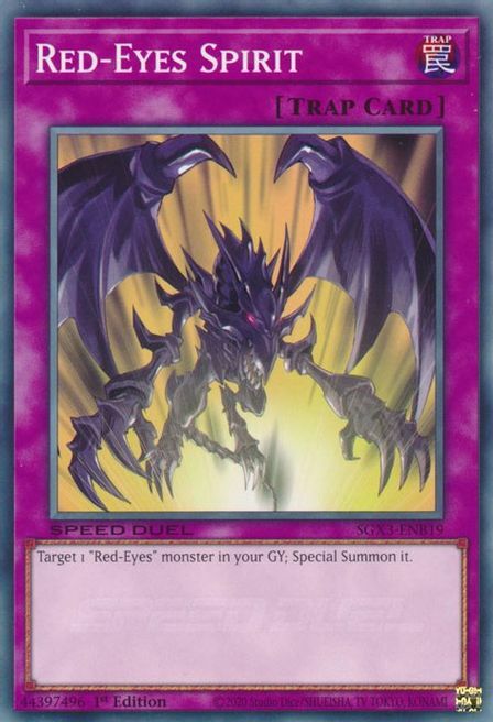 Red-Eyes Spirit Card Front