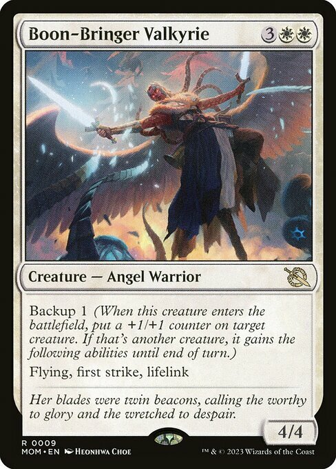 Boon-Bringer Valkyrie Card Front