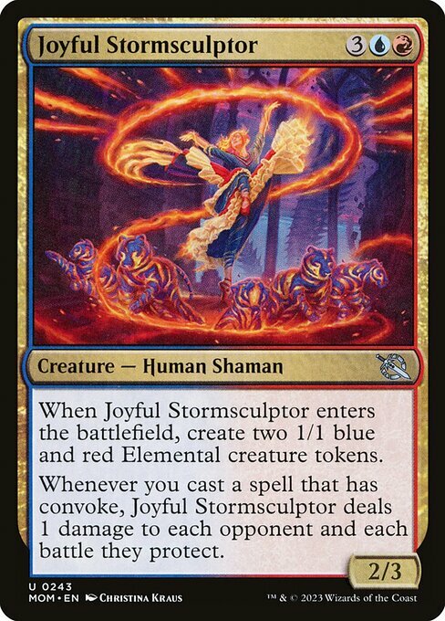 Joyful Stormsculptor Card Front