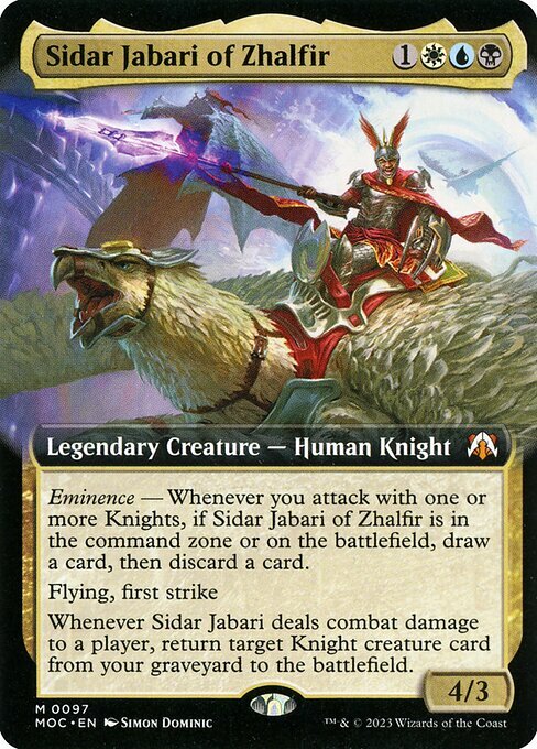 Sidar Jabari of Zhalfir Card Front