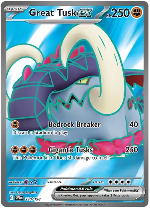 Great Tusk ex Card Front