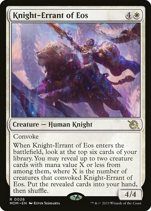 Knight-Errant of Eos Card Front