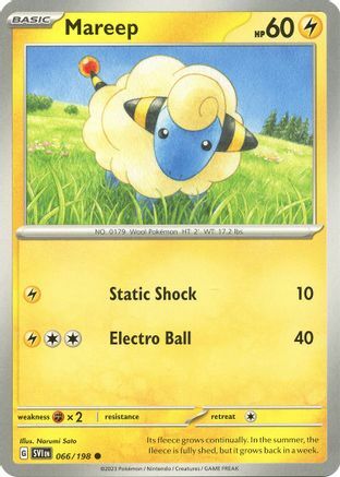 Mareep Card Front